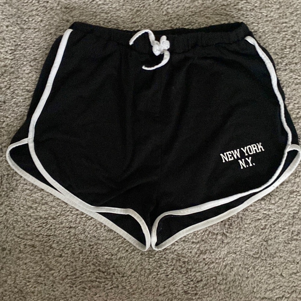 Shein- black lounge shorts
